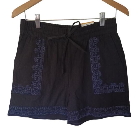 INC International Concepts Riviera Shorts Black Womens Small New - Picture 1 of 5